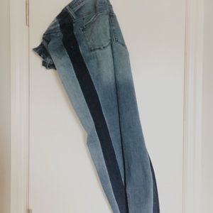 mossimo tuxedo high rise jegging fringe bottom